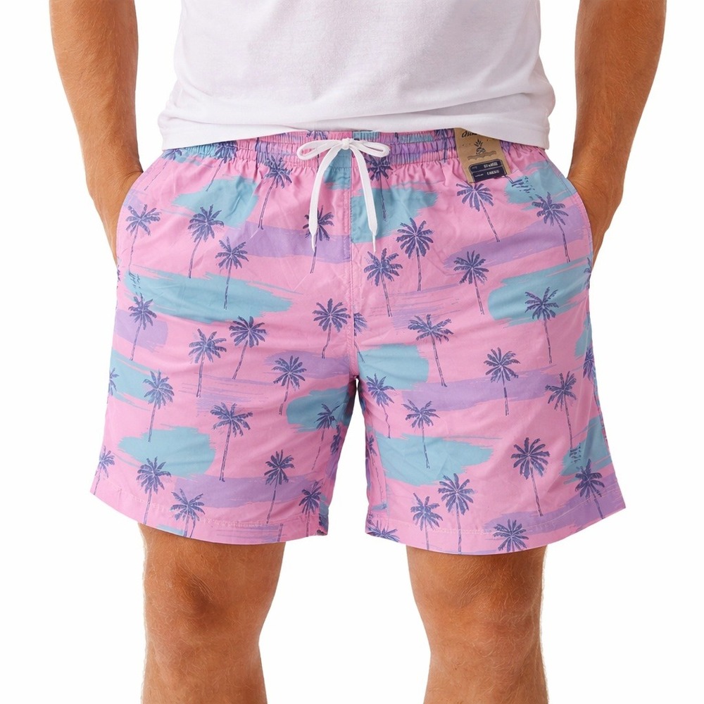 Chubbies XXL The Lover Island 7" Classic Swim Trunk Shorts Palm Trees Surf NEW!